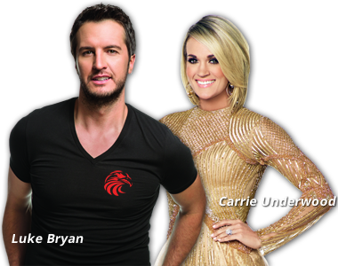 Luke Bryan Carrie Underwood Eagles Nest